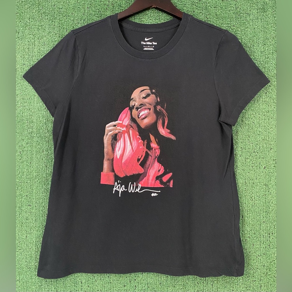 Rare Nike A'ja Wilson A’One Promo Shoe Drop Double Sided T-Shirt Women’s Medium
